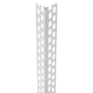 White PVCu Angle Bead Render & Plaster - 10 mm x 3 m