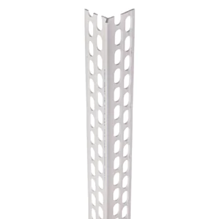 White PVCu Angle Bead Render & Plaster - 15 mm x 3 m