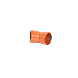 Double Socket Bends 110 mm - 15° - Trade (PP)