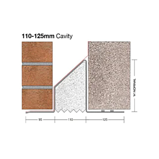 Birtley CB110/130 Cavity Wall Standard Duty Lintel 130 mm Wide Inner Leaf