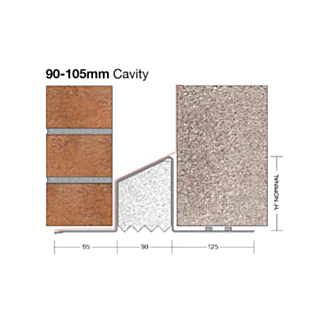 Birtley CB90/130 Cavity Wall Standard Duty Lintel 130 mm Wide Inner Leaf