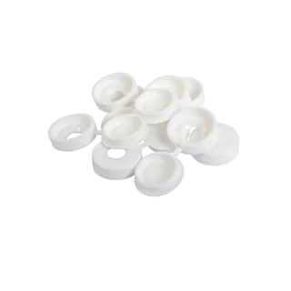 White Plastic Dome Caps 10 g