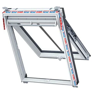 Frosted Hi-Therm Fire Escape Conservation Roof Window 660 mm x 1180 mm
