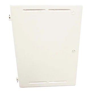 White Meter Box Door - Gas