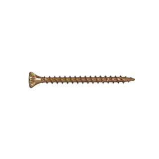 Optimaxx Yellow Pozi Woodscrew - 5 mm x 50 mm
