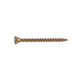 Optimaxx Maxxtub Yellow Pozi Woodscrews - 5 mm x 50 mm