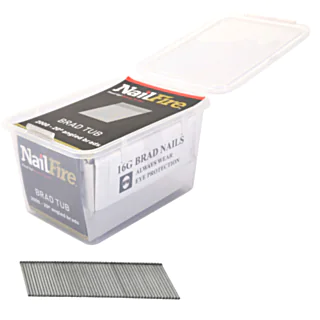 Angled Brads No Gas Galvanised F16 - 38 mm