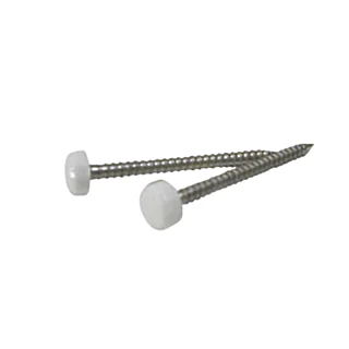 Poly Top Nails 30 mm x 2 mm - White