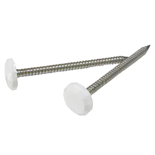 Poly Top Nails 40 mm x 2 mm - White