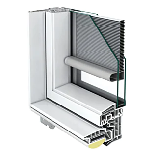 Polar Therm Centre Pivot Roof Window Electric Integral Blind 1140 mm x 1180 mm