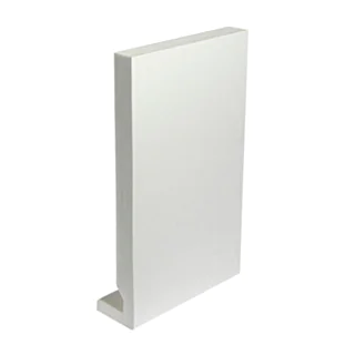 Universal Square Fascia Board 16 mm x 200 mm - White