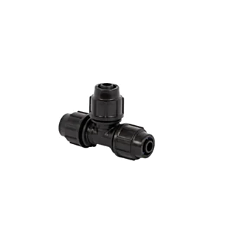 32mm Puriton Compression Tee c/w Pipe Inserts