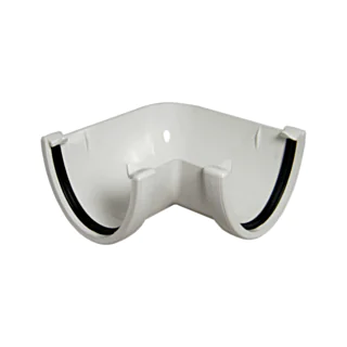 High Capacity Gutter Angle 90° - White