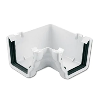 Niagara Ogee Internal Gutter Angle 90° - White