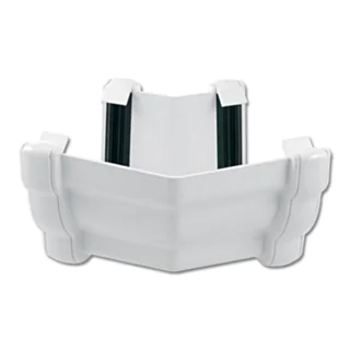 Niagara Ogee External Gutter Angle 135° - White