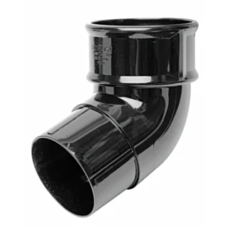 Round Downpipe Offset Bend 112.5° - Black