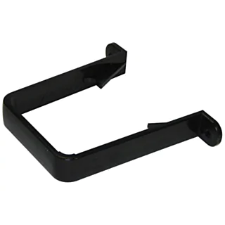 Square Downpipe Clip - Black