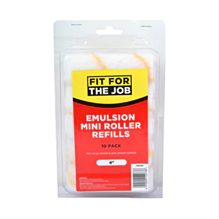 4 Mini Replacement Paint Rollers (pack of 10)