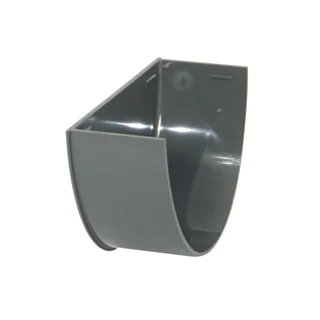 High Capacity Internal Gutter Stopend - Anthracite Grey