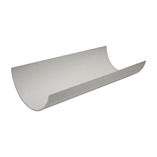 Half Round Gutter 112 mm x 52 mm x 4 m - White
