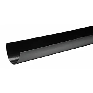 High Capacity Gutter 115 mm x 75 mm x 4 m - Black