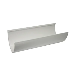 High Capacity Gutter 115 mm x 75 mm x 4 m - White