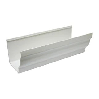 Niagara Ogee Gutter 110 mm x 80 mm x 4 m - White