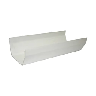 Square Gutter 110 mm x 80 mm x 4 m - White
