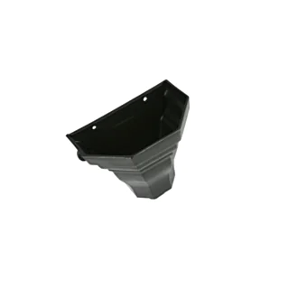 Medium Cast Iron Style Ogee Hopper - Black