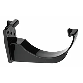 Half Round Fascia Bracket - Black
