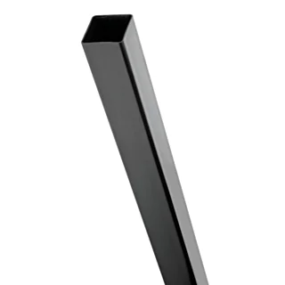 Square Downpipe 65 mm x 2.5 m - Black