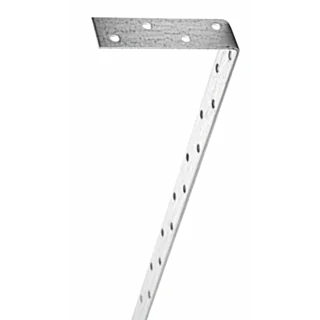 construkt® Bent Galvanised Light Strap - 300 mm x 100 mm