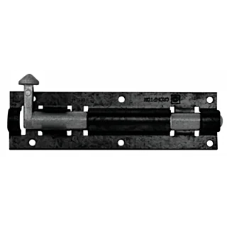 Straight Tower Bolt 203 mm - Black