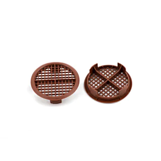 Push-In Soffit Vent 70 mm - Brown