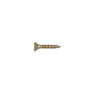 Optimaxx Yellow Pozi Woodscrew - 3.5 mm x 20 mm
