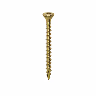 Optimaxx Yellow Pozi Woodscrew - 4 mm x 45 mm