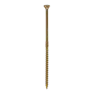 Optimaxx Yellow Pozi Woodscrew - 6 mm x 180 mm