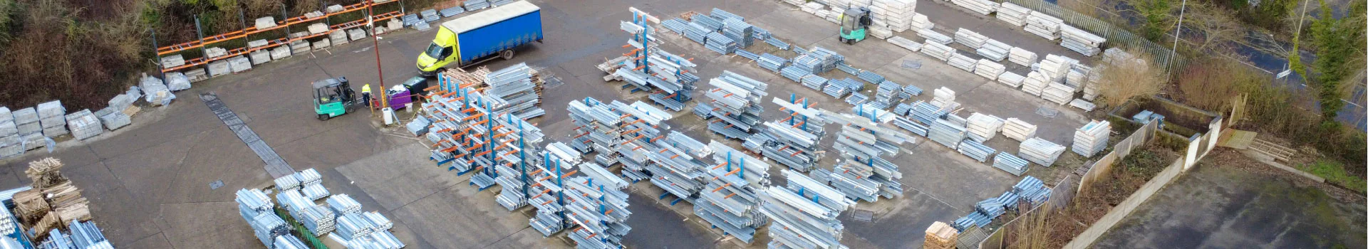 Aerial Photo of strukta Lintel Yard