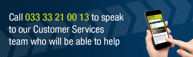 Speak to our customer services banner
