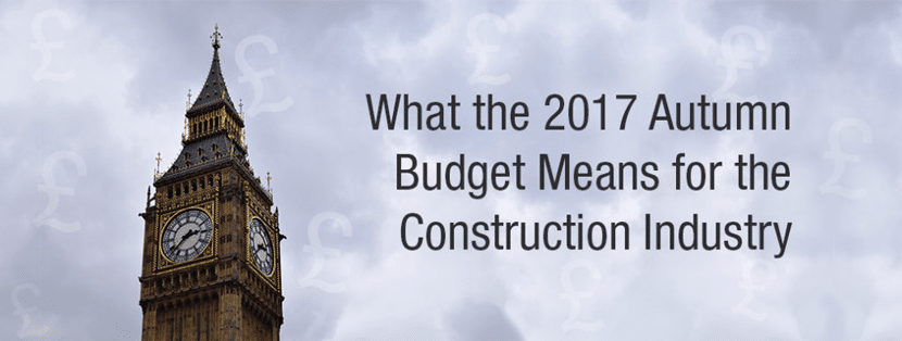 What the 2017 Autumn Budget Means for the Construction Industry